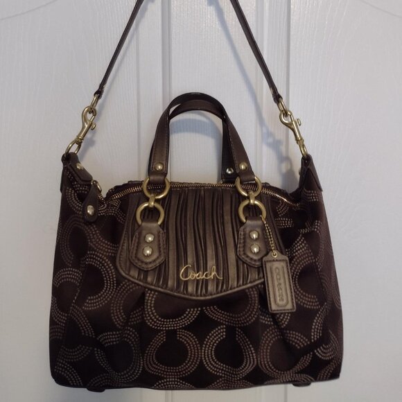 Coach Ashley Satchel Convertible Shoulder Bag - Picture 2 of 16